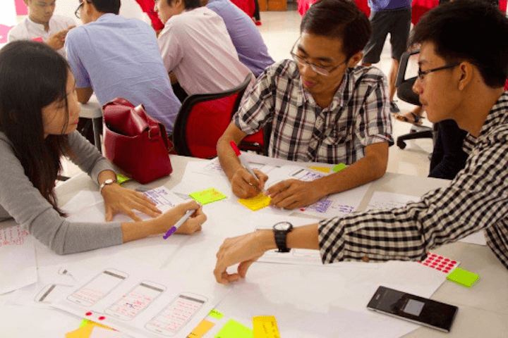 MaePaySoh Hack-a-thon team planning